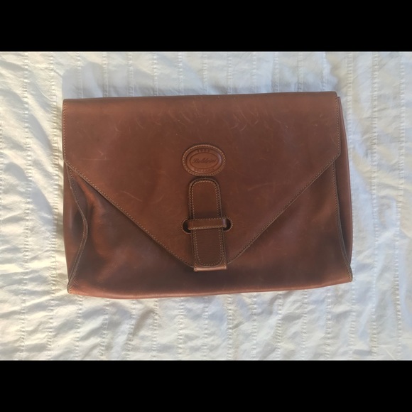 Boldrini Leather crossbody purse satchel - Picture 1 of 5